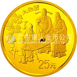 中國(guó)古代科技發(fā)明發(fā)現(xiàn)金銀鉑紀(jì)念幣（第2組）1/4盎司圓形金質(zhì)紀(jì)念幣