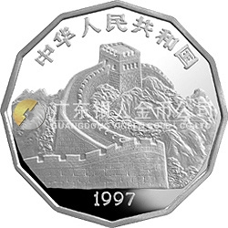 中國近代名畫系列金銀紀念幣（第3組）2/3盎司十二邊形金質(zhì)紀念幣