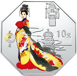中國(guó)古典文學(xué)名著——《紅樓夢(mèng)》彩色金銀紀(jì)念幣（第二組）1盎司彩色銀質(zhì)紀(jì)念幣